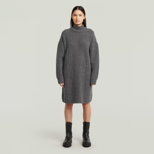 Cable Knit Dress - Multi color - Women, Dresses, G-Star RAW catalog