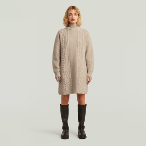 Cable Loose Knit Dress - Multi color - Women, Dresses, G-Star RAW catalog