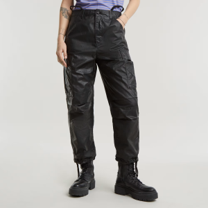 Cargo Cropped Drawcord - Black - Women, Pants, G-Star RAW catalog