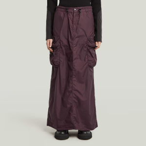 Cargo Long Skirt - Purple - Women, Skirts, G-Star RAW catalog