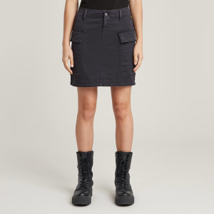 Cargo Mini Skirt - Grey - Women, Skirts, G-Star RAW catalog