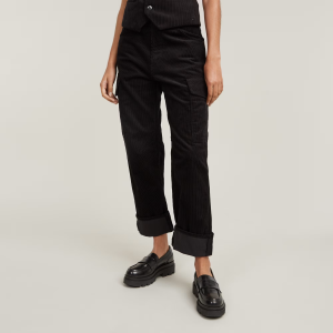Cargo Pants Cord 3D Boyfriend - Black - Women, Pants, G-Star RAW catalog