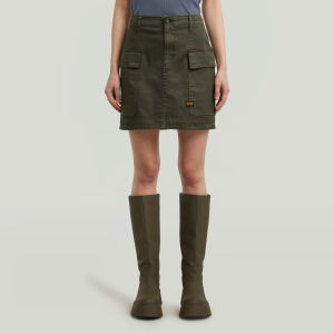 Cargo Short Skirt - Grey - Women, Skirts, G-Star RAW catalog