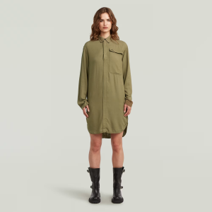 Cargo Tunic Dress - Green - Women, Dresses, G-Star RAW catalog