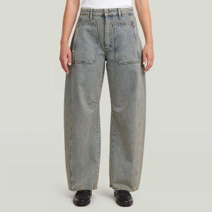 Carter Barrel Long Pocket Jeans - Medium blue - Women, Jeans, G-Star RAW catalog