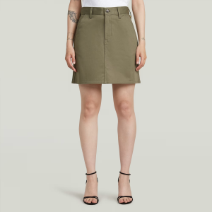 Chino Skirt - Brown - Women, Skirts, G-Star RAW catalog