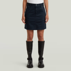 Chino Skirt - Dark blue - Women, Skirts, G-Star RAW catalog