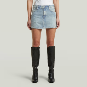 Cinch Mini Skirt - Light blue - Women, Skirts, G-Star RAW catalog