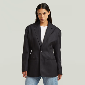 Cinched Blazer - Black - Women, Jackets and Blazers, G-Star RAW catalog