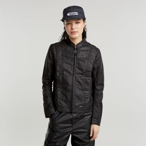 Coated Overshirt - Black - Women, Jackets and Blazers, G-Star RAW catalog