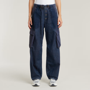 Cocoon Jeans Fabric Mix - Dark blue - Women, Jeans, G-Star RAW catalog