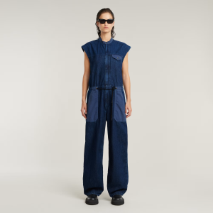 Cocoon Jumpsuit - Dark blue - Women, Jumpsuits-Overalls, G-Star RAW catalog