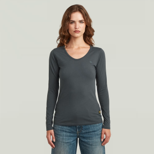 Core Eyben Slim U T-Shirt - Dark blue - Women, T-Shirts, G-Star RAW catalog