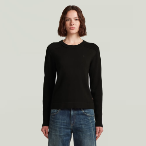 Core Knit Pullover - Black - Women, Knitwear, G-Star RAW catalog