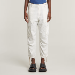 Cropped Cargo Pants - White - Women, Pants, G-Star RAW catalog