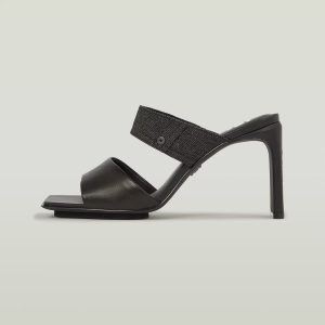 Darcy Leather Mule - Black - Women, Shoes, G-Star RAW catalog
