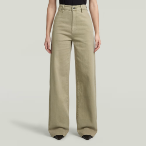 Deck High Loose Chino - Beige - Women, Pants, G-Star RAW catalog