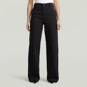 Deck High Loose Chino - Black - Women, Pants, G-Star RAW catalog
