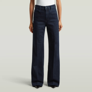Deck Ultra High Wide Leg Jeans - Dark blue - Women, Jeans, G-Star RAW catalog