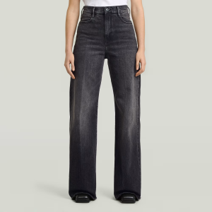 Deck Ultra High Wide Leg Jeans - Grey - Women, Jeans, G-Star RAW catalog