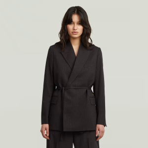 Double Breasted Belted Blazer - Multi color - Women, Jackets and Blazers, G-Star RAW catalog