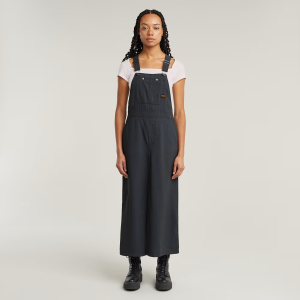 Dungaree Dress - Grey - Women, Dresses, G-Star RAW catalog