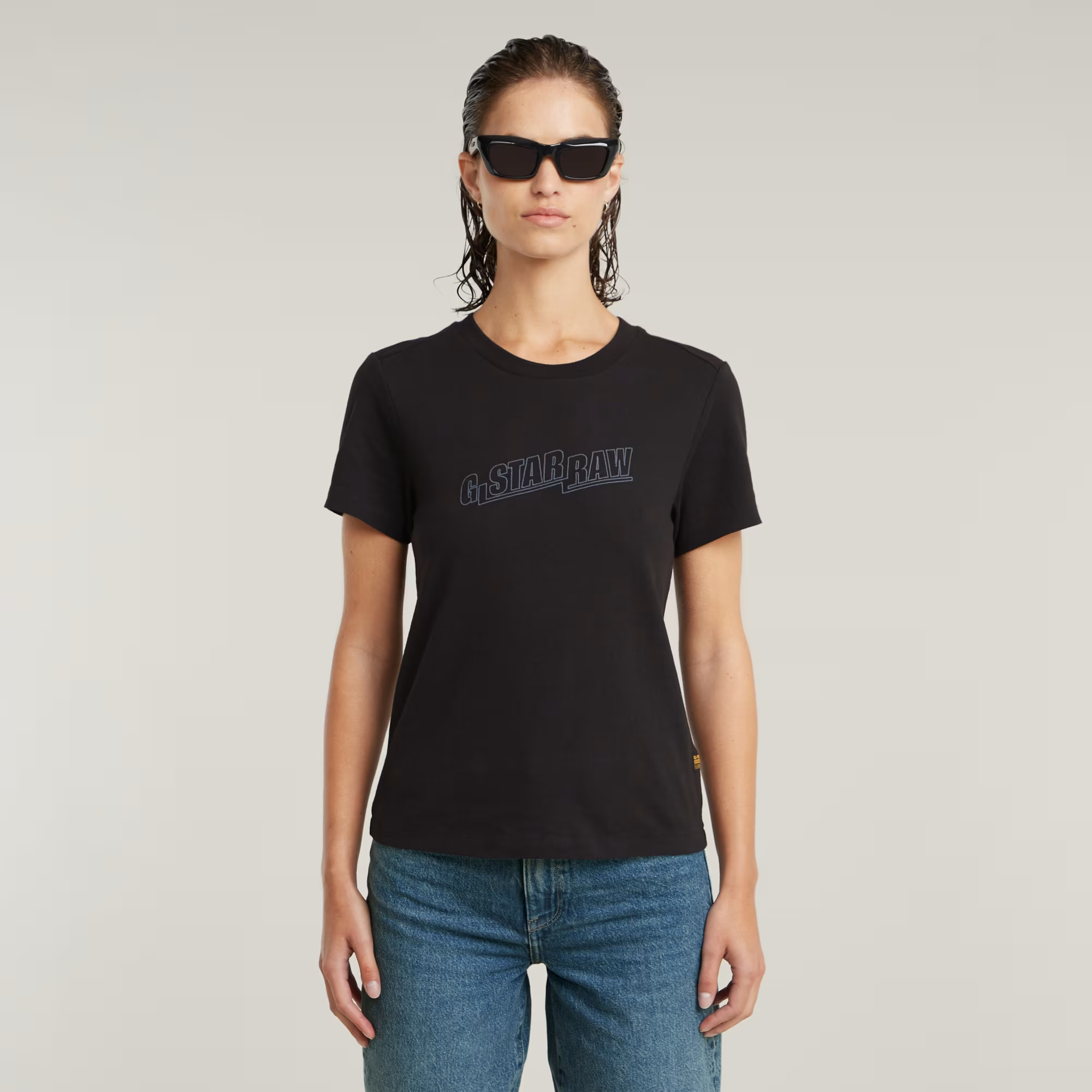 Embro Logo T-Shirt - Black - Women, T-Shirts, G-Star RAW catalog