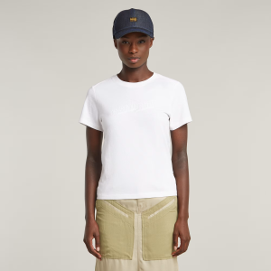 Embro Logo T-Shirt - White - Women, T-Shirts, G-Star RAW catalog