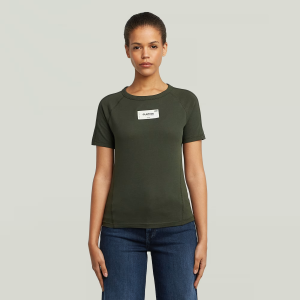 Embro Patch Slim T-Shirt - Grey - Women, T-Shirts, G-Star RAW catalog