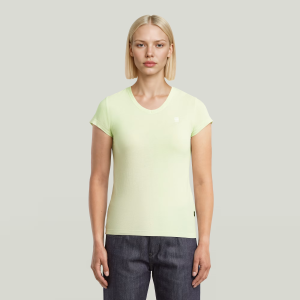 Eyben Slim V-Neck Top 2.0 - Green - Women, T-Shirts, G-Star RAW catalog