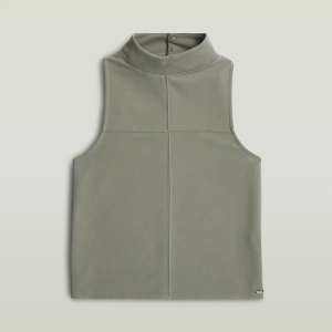 Flowy Slim Mock T-Shirt - Green - Women, T-Shirts, G-Star RAW catalog