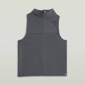 Flowy Slim Mock T-Shirt - Grey - Women, T-Shirts, G-Star RAW catalog