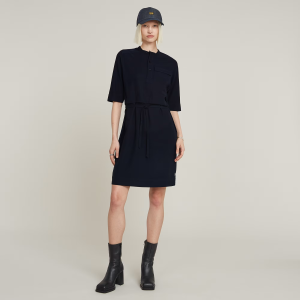 Fluid Dress - Dark blue - Women, Dresses, G-Star RAW catalog