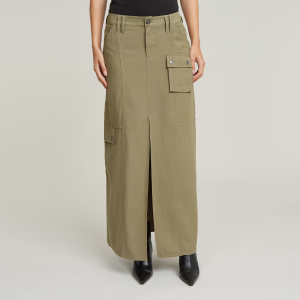 Fluid Long Skirt - Green - Women, Skirts, G-Star RAW catalog