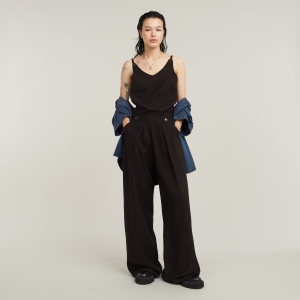 Fluid Strap Jumpsuit - Black - Women, Jumpsuits-Overalls, G-Star RAW catalog