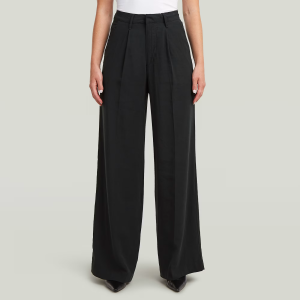 Fluid Wide Leg Pants - Black - Women, Pants, G-Star RAW catalog