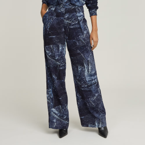 Fluid Wide Leg Pants - Multi color - Women, Pants, G-Star RAW catalog
