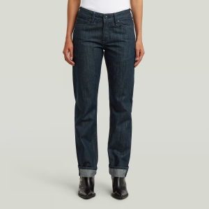 G-STAR Lennoxx Slim Straight Jeans - Dark blue - Women, Jeans, G-Star RAW catalog