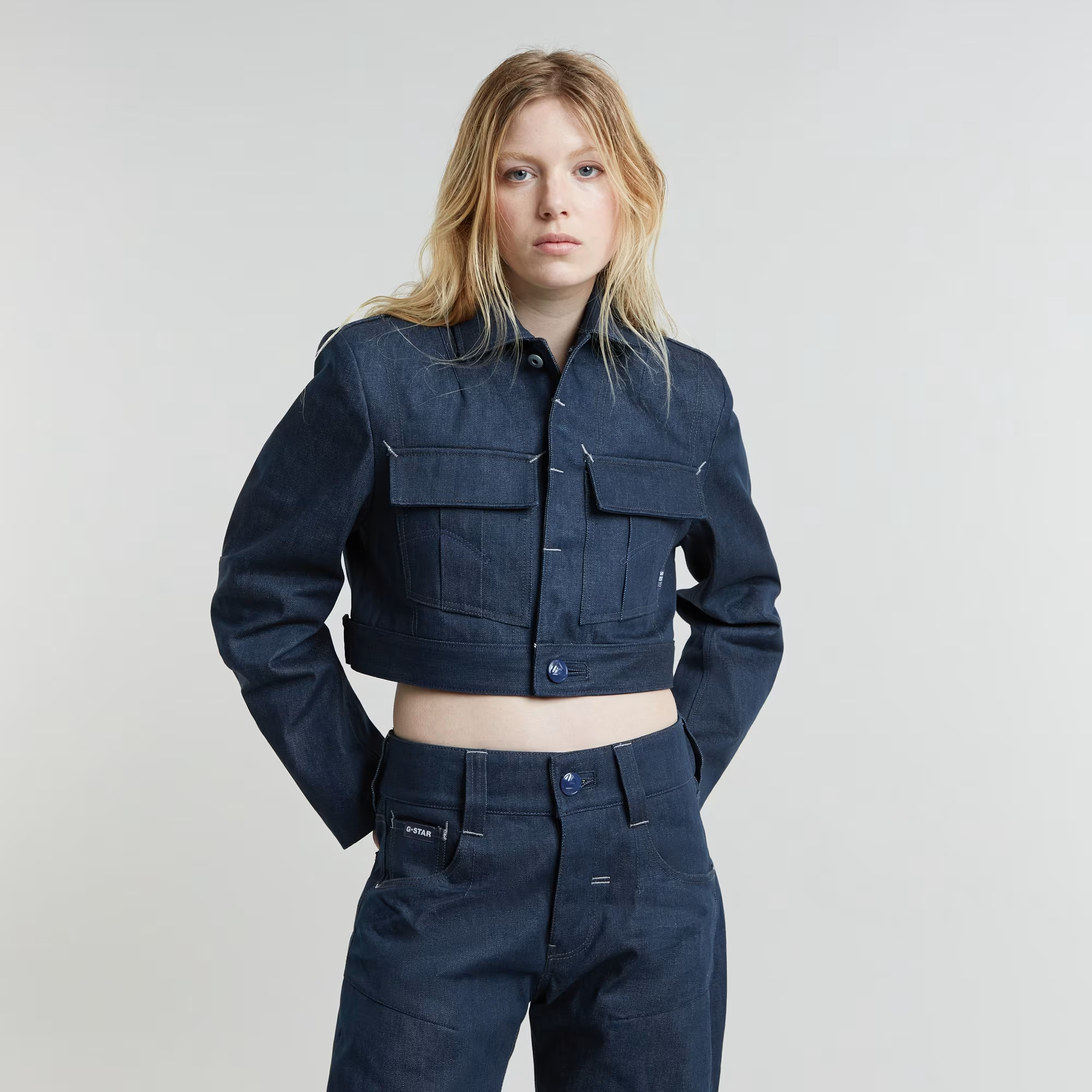 G-Star Origins Selvedge Jacket - Dark blue - Women, Jackets and Blazers, G-Star RAW catalog