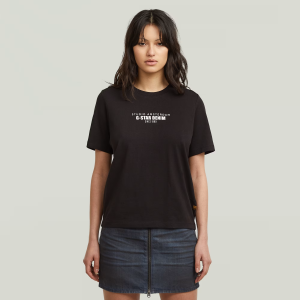 HD Graphic T-Shirt - Black - Women, T-Shirts, G-Star RAW catalog