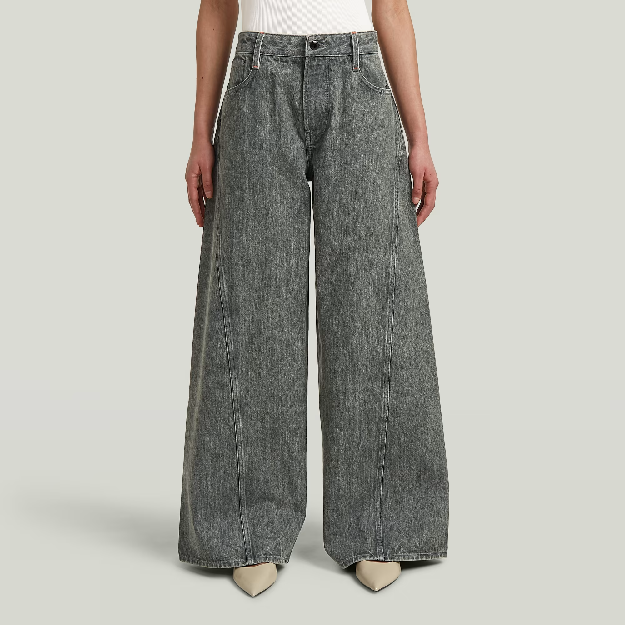 Helyx Cinch Wide Jeans - Green - Women, Jeans, G-Star RAW catalog