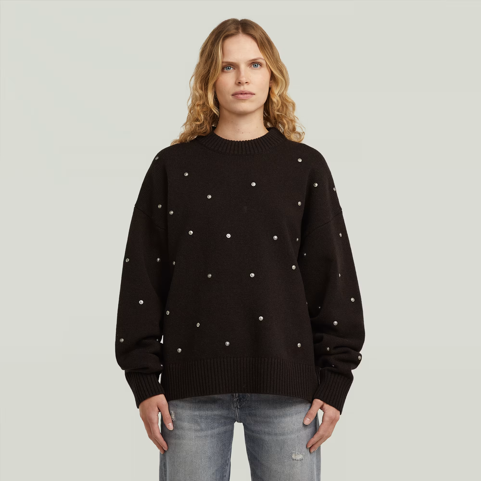 Heritage Hardware Loose Knit - Brown - Women, Knitwear, G-Star RAW catalog