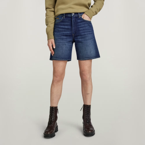 High Bermuda Shorts Clean Edge - Dark blue - Women, Shorts, G-Star RAW catalog