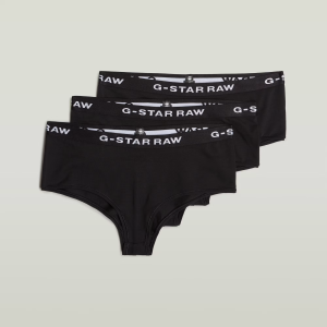 Hipster 3 Pack - Black - Women, Underwear, G-Star RAW catalog