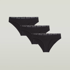 Hipster Brief 3-Pack - Black - Women, Underwear, G-Star RAW catalog