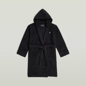Hooded Bathrobe - Black - Women, Underwear, G-Star RAW catalog