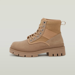 Huntington Mid Biker Boots - Brown - Women, Shoes, G-Star RAW catalog