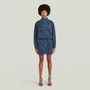 Jacket Dress - Medium blue - Women, Dresses, G-Star RAW catalog
