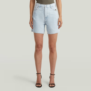 Jett High Short Clean Edge - Light blue - Women, Shorts, G-Star RAW catalog
