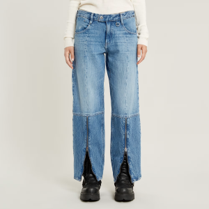 Judee Biker Low Waist Loose Jeans - Light blue - Women, Jeans, G-Star RAW catalog